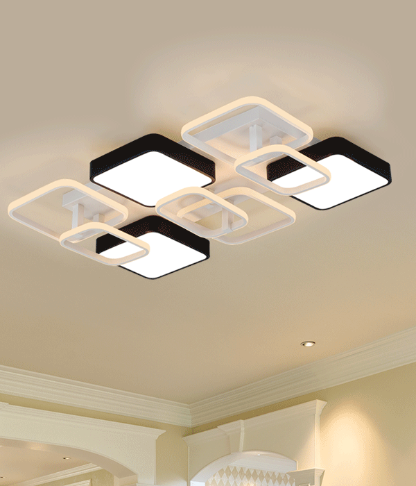 블랙홀직사각2단(180W) 국산LED거실등 아파트거실등 플리커프리