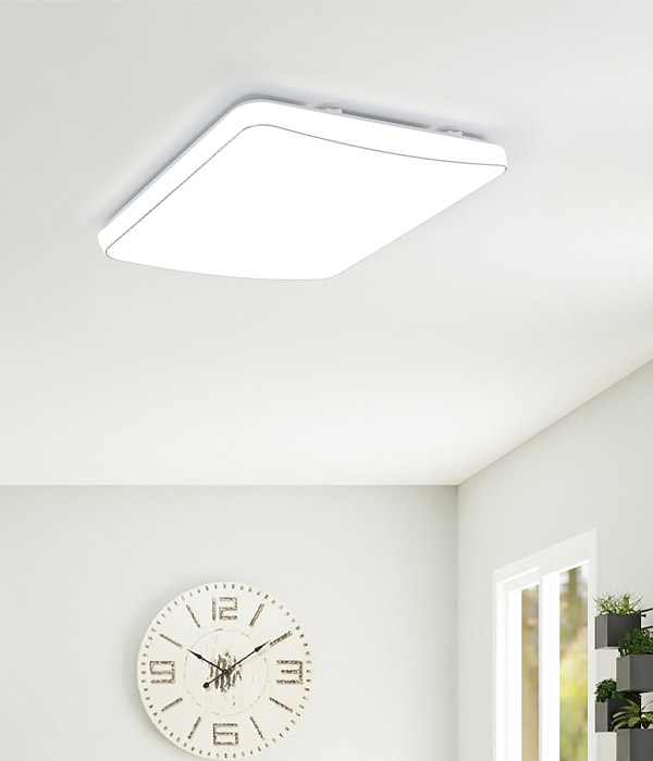 하이스 사각 40W 국산LED방등 KS고효율 친환경 안방전등