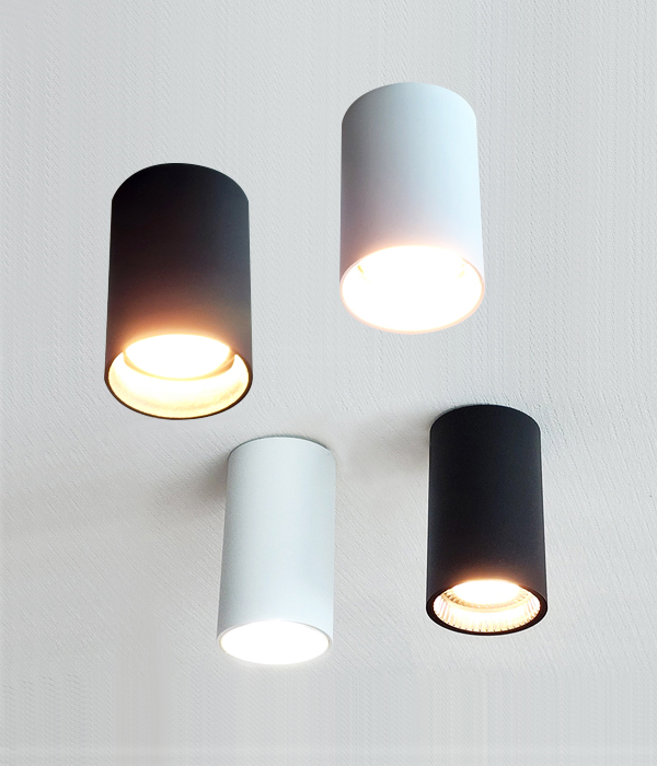 파더 직부등 무드조명 (블랙,화이트) 대 소